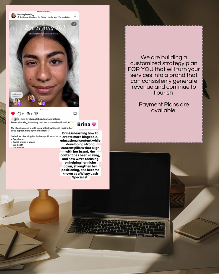 1:1 3 Month  Beauty Entrepreneur Mentorship (DEPOSIT ONLY)