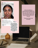 1:1 3 Month  Beauty Entrepreneur Mentorship (DEPOSIT ONLY)